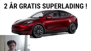 Sinnsyke deals på Model Y - gratis Supercharging, kampanjerente og mer