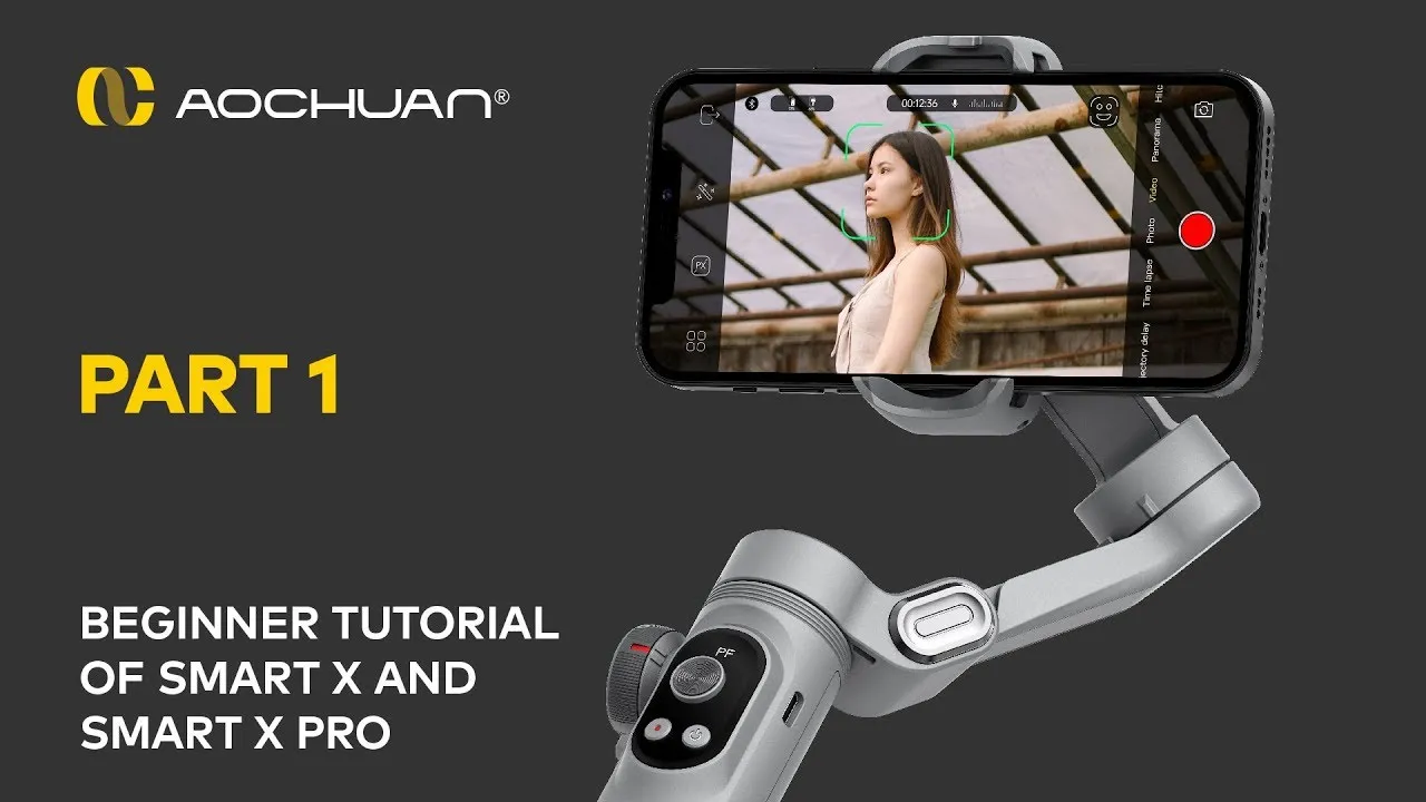 Стабілізатор ручний стедікам 3-х осьовий для телефону Aochuan Professional Gimbal Stabilizer Smart X Grey