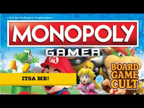 Let's Play MONOPOLY BUT SUPER MARIO - Board Game Cult - WAHOO!