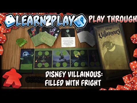 Learn to Play Presents: Disney Villainous Filled with Fright expansion
