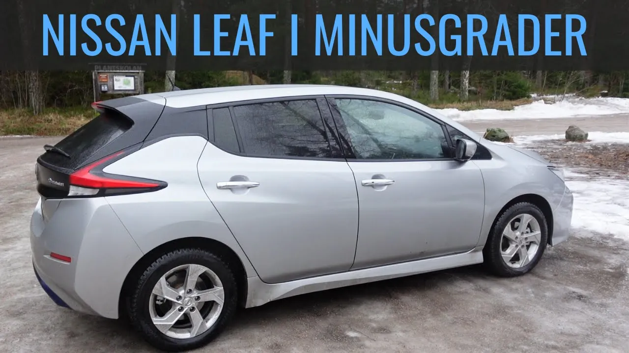 Nissan Leaf (40kWh) räckviddstest i minusgrader | Elbilsmagasinet