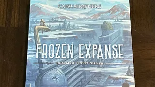 Sci-Fi Fantasy Saturday - Cartographers: Frozen Expanse, Map Pack 4 (Thunderworks)