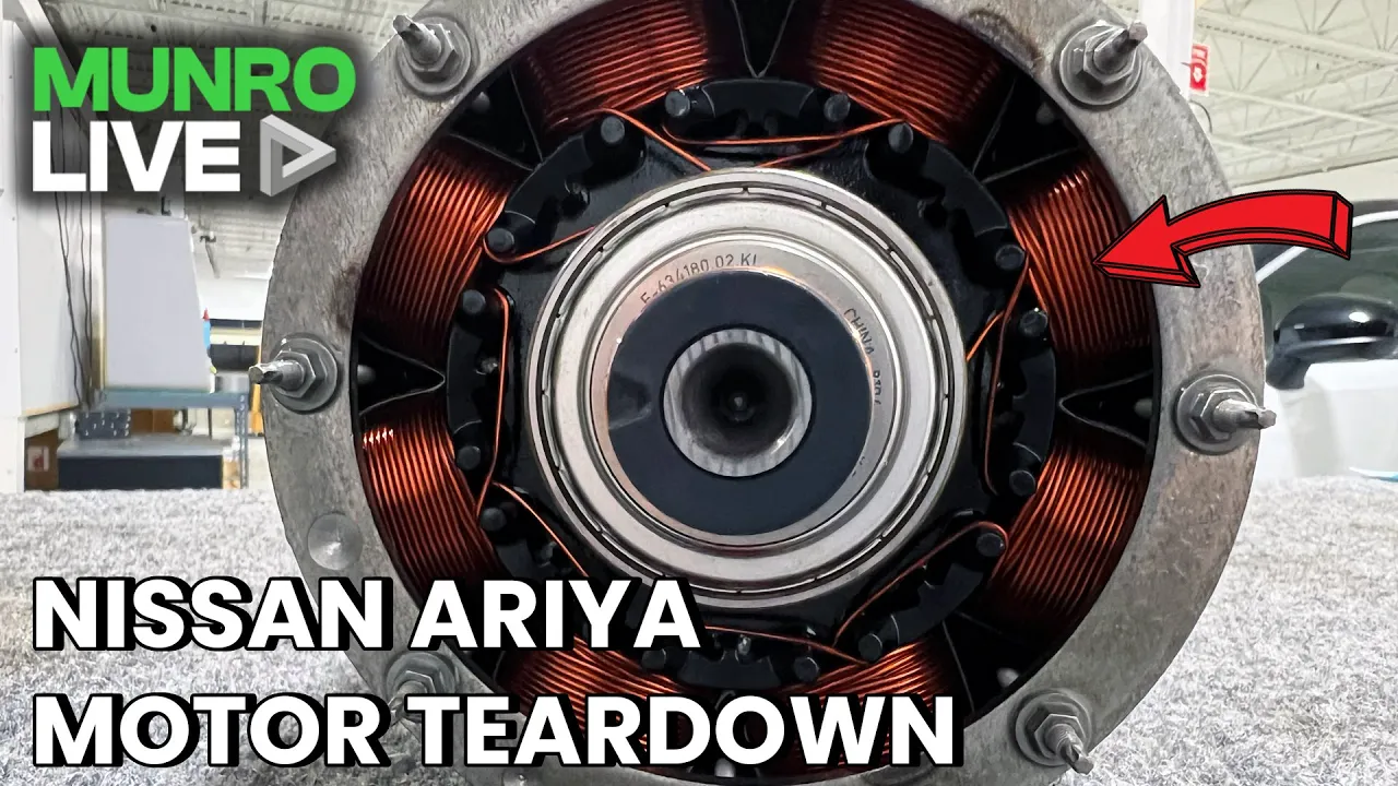 This EV Motor Has No Magnets – Nissan Ariya EESM Teardown