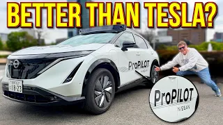 Does the NEW Nissan AI ProPilot Beat Tesla's Full Self-Driving? I Test It in Japan!