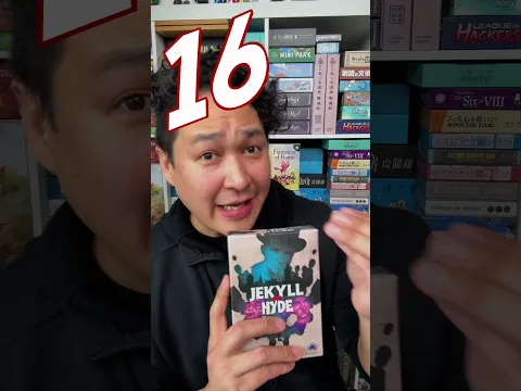 Top 20 Trick Taking Games from Asia! No. 16 - Jekyll vs Hyde #boardgames #cardgame #gaming
