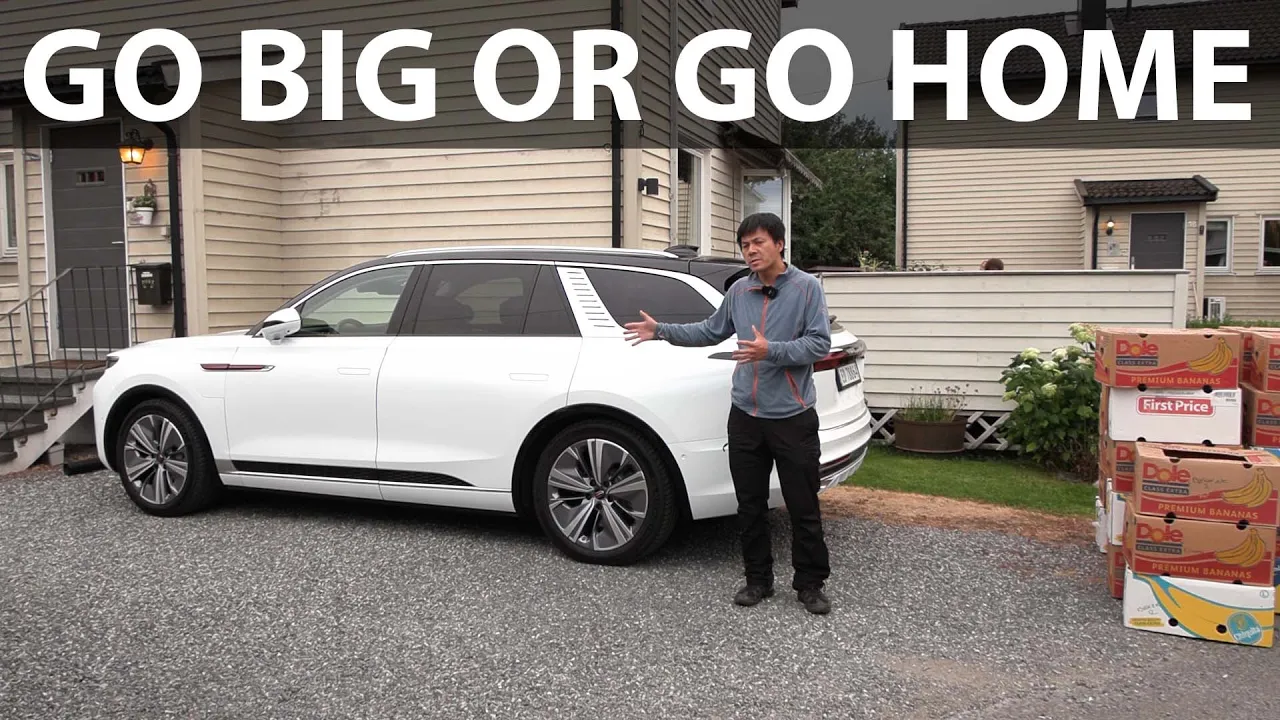 Hongqi E-HS9 banana box test