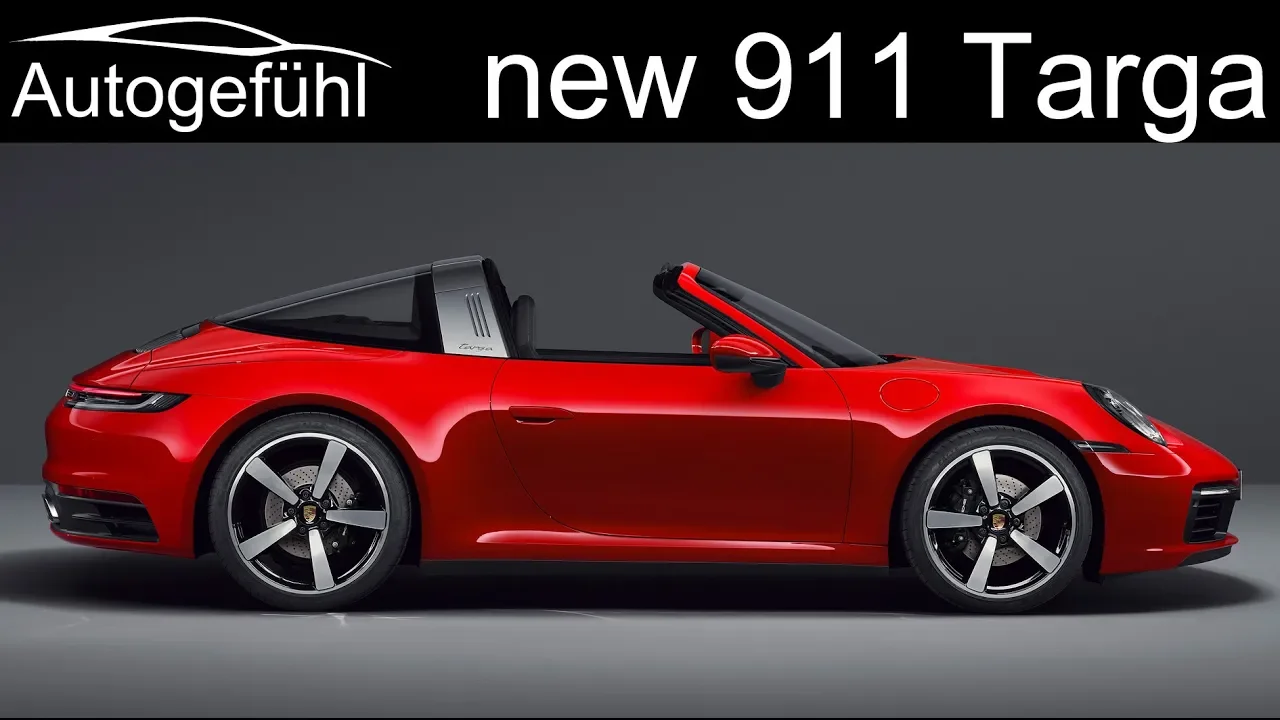 Porsche 911 Targa all-new 992 Targa 4 and 4S Exterior Interior PREVIEW - Autogefühl