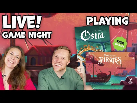 LIVE Ostia with the new expansion Ostia Pirates now on Kickstarter!