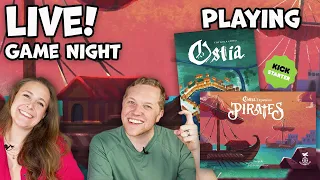LIVE Ostia with the new expansion Ostia Pirates now on Kickstarter!