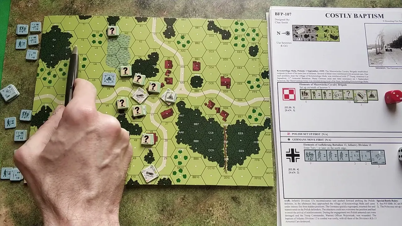 Let's play Advanced Squad Leader: Costly Baptism