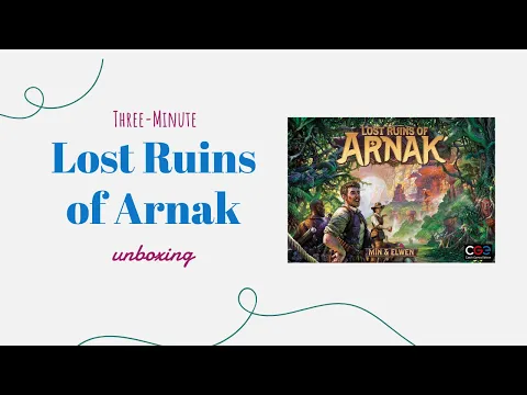 Lost Ruins of Arnak - 3-Minute Unboxing