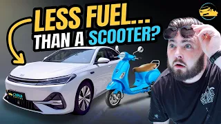 This Geely EM-I Hybrid gets INSANE Fuel Economy!