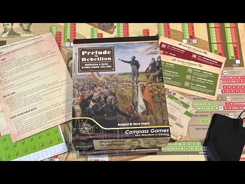Prelude to Rebellion (Compass Games) - Unbox & First Look