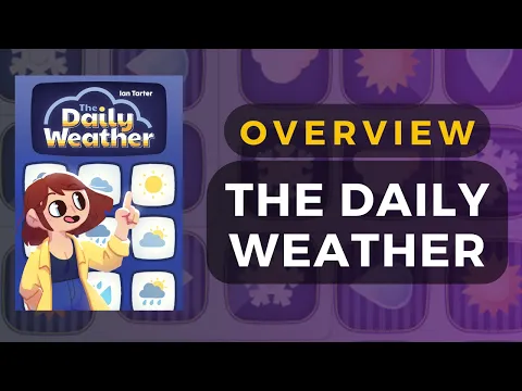 The Daily Weather (Button Shy Games) Solo Overview | DaniCha