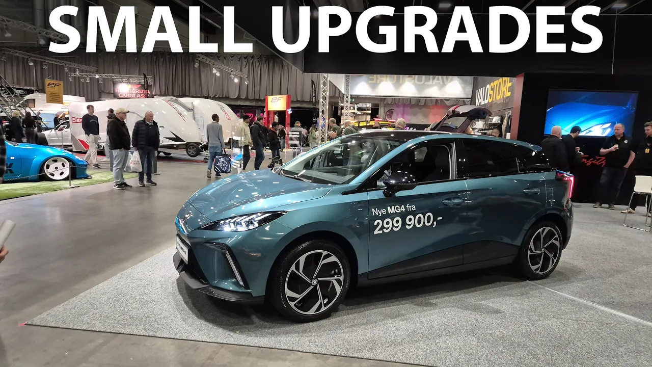 MG4 first impressions at Oslo Motor Show