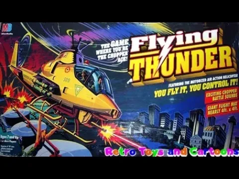 Flying Thunder Game Commercial Retro Toys and Cartoons