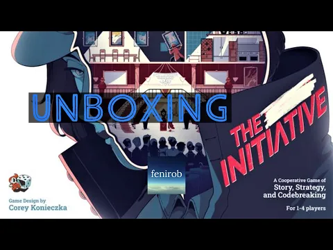 The Initiative Board Game | Unboxing (No Spoilers) (No Talking)