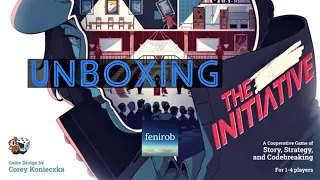 The Initiative Board Game | Unboxing (No Spoilers) (No Talking)