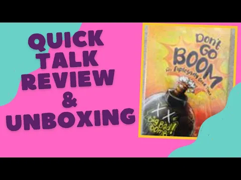 Don't go Boom: Review and Unboxing