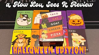 Taco Cat Goat Cheese Pizza Halloween Edition Review