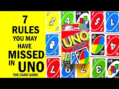 7 Rules You May Have Missed In UNO The Card Game - How To Play Correctly