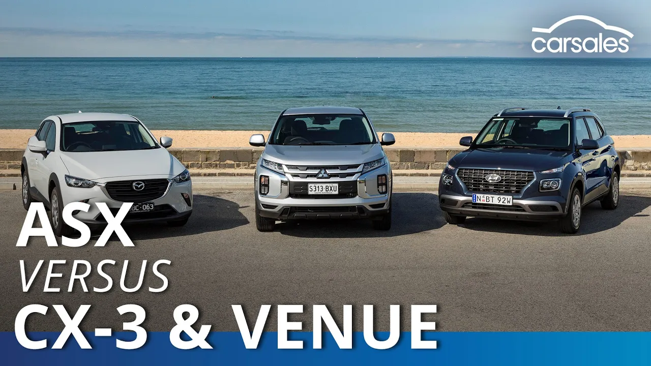 2020 Hyundai Venue v Mazda CX-3 v Mitsubishi ASX Comparison Test @carsales