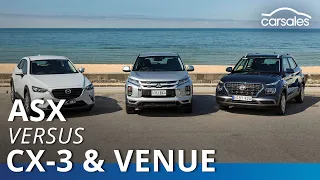 2020 Hyundai Venue v Mazda CX-3 v Mitsubishi ASX Comparison Test @carsales