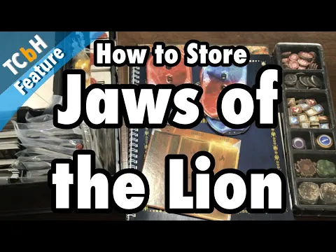 How to Store Gloomhaven: Jaws of the Lion Back in The Box