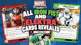 New Reveals! ALL Iron Fist and Elektra Hero & Aspect Cards | Marvel Champions