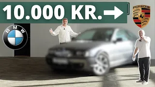 Endelig en BMW i garagen...!!! Fra 10.000 Kr. til Porsche #6