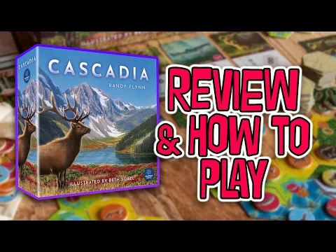 Cascadia Review & How-to-Play | Tile Laying and Drafting, for the animals!