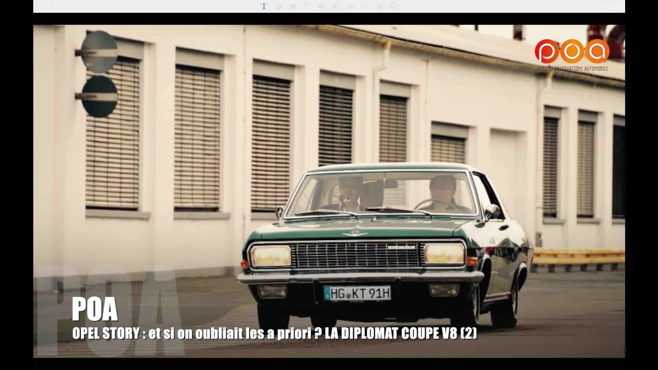 Opel Diplomat V8 1965 : Une voiture d'affranchi
