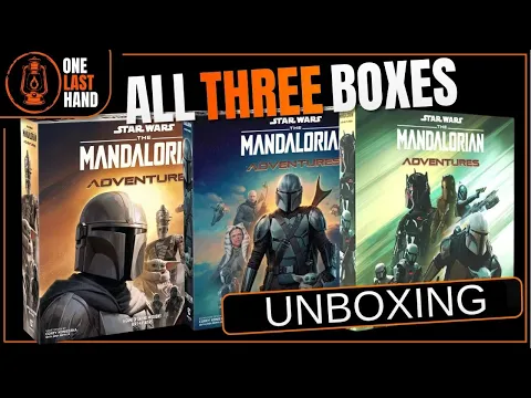 The Mandalorian: Adventures — Base Game + Both Expansions Unboxed