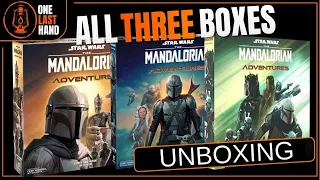 The Mandalorian: Adventures — Base Game + Both Expansions Unboxed