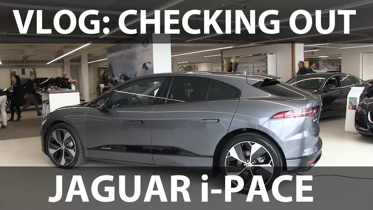 Checking out the Jaguar I-Pace