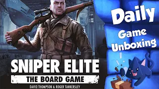 Sniper Elite: The Board Game - Daily Game Unboxing