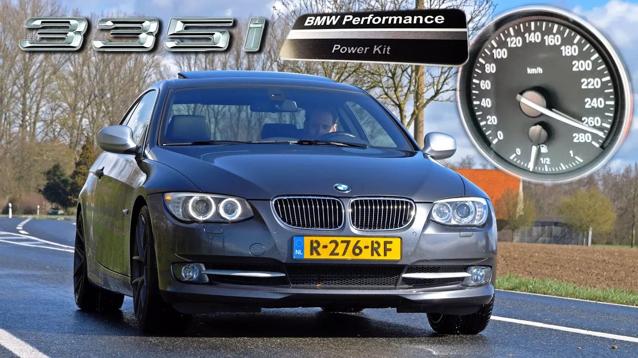 BMW 335i E92 N55 xDrive M-Performance POWER & SOUND | 0-100 100-200 & TOP SPEED