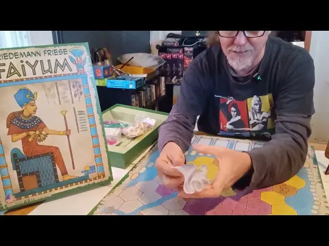 Unboxing another BGG Con freebie: Faiyum
