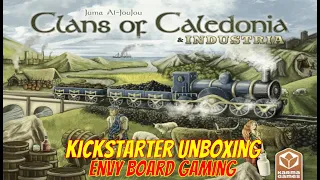 Clans of Caledonia: Industria Kickstarter Unboxing
