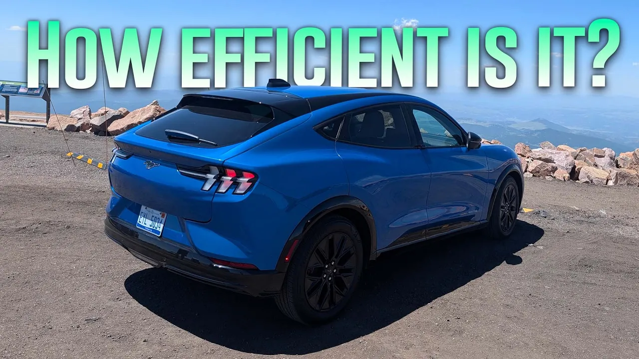 Ultimate EV Efficiency Test! Driving a Mach-E to the top of Pikes Peak!