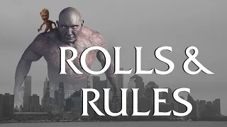 Dice Masters Rolls and Rules Featuring Drax The Pacifist From Infinity Gauntlet