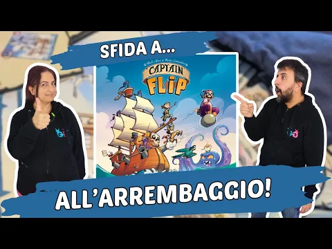 Captain Flip Partita Completa al Gioco da Tavolo per tutta la famiglia di pirati e tesori!