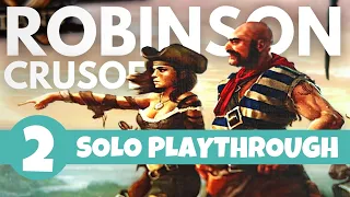 Jenny Needs Help! | Part 2 | Robinson Crusoe Board Game | Solo Playthrough | How to Play