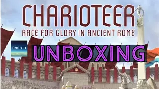 Charioteer: Race For Glory In Ancient Rome Board Game | Unboxing (No Talking)