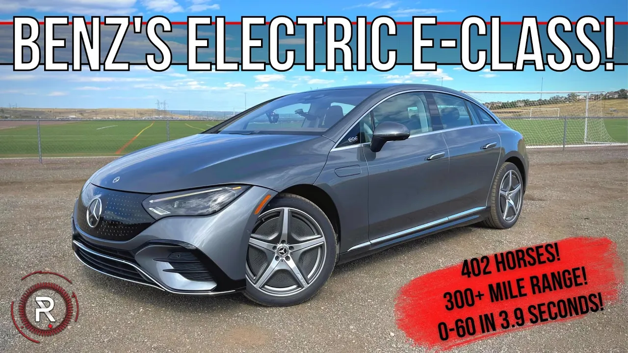 The 2023 Mercedes-Benz EQE 500 Is A Futuristic E-Class Sized Electric Luxury Sedan