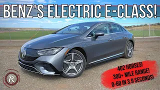 The 2023 Mercedes-Benz EQE 500 Is A Futuristic E-Class Sized Electric Luxury Sedan