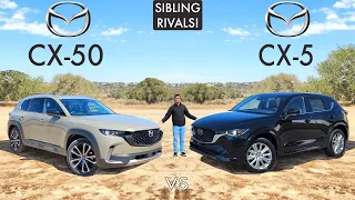 MAZDA CLASH! -- 2024 Mazda CX-5 vs. 2024 Mazda CX-50: Comparison