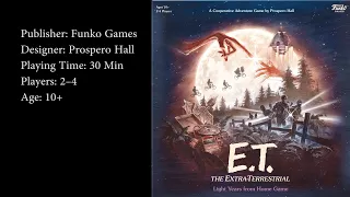 E.T. The Extra-Terrestrial: Light Years From Home