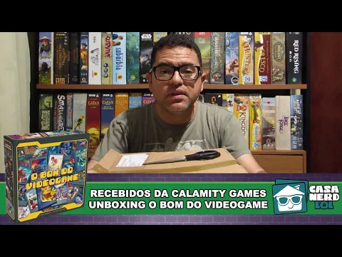 Recebidos da Calamity Games - Unboxing O Bom do Videogame | Casa NERD lol