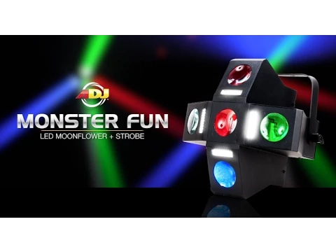 Product video thumbnail for American DJ Monster Fun RGBAW LED Moonflower Light